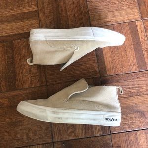 Seavees Tan Suede Slip on Tennis Shoe